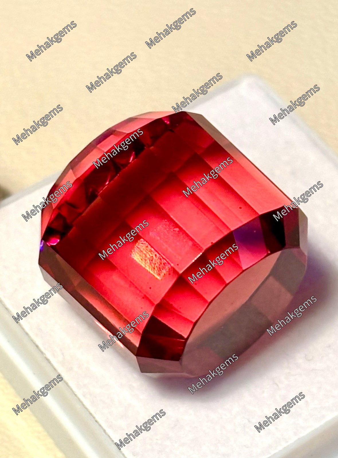 Certified Color Change Zultanite Gemstone | Fancy Cube Cut Diaspore (96.Ct)