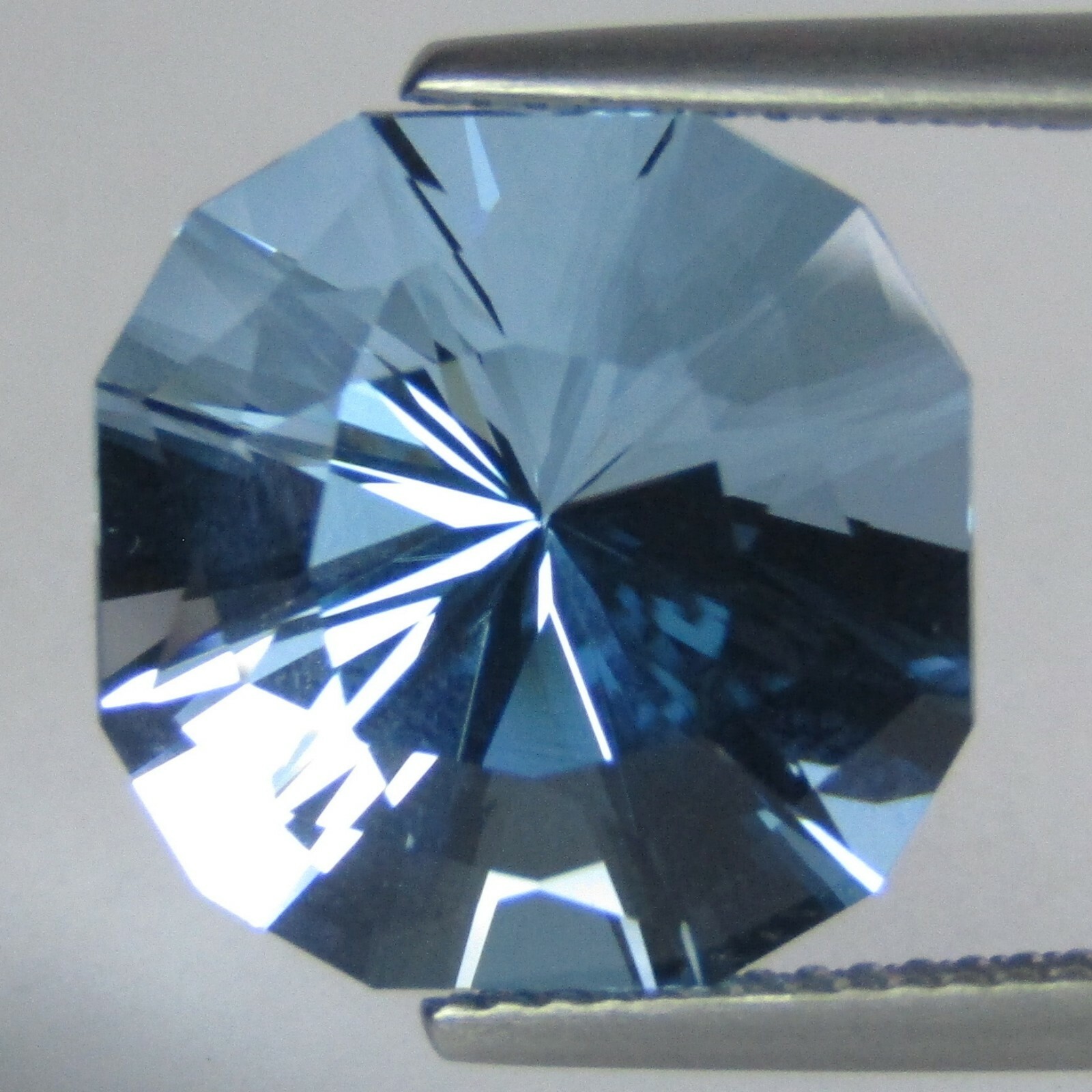 12.61Cts Shimmering Natural Baby Blue Topaz Fancy Custom Collection Gemstone VDO