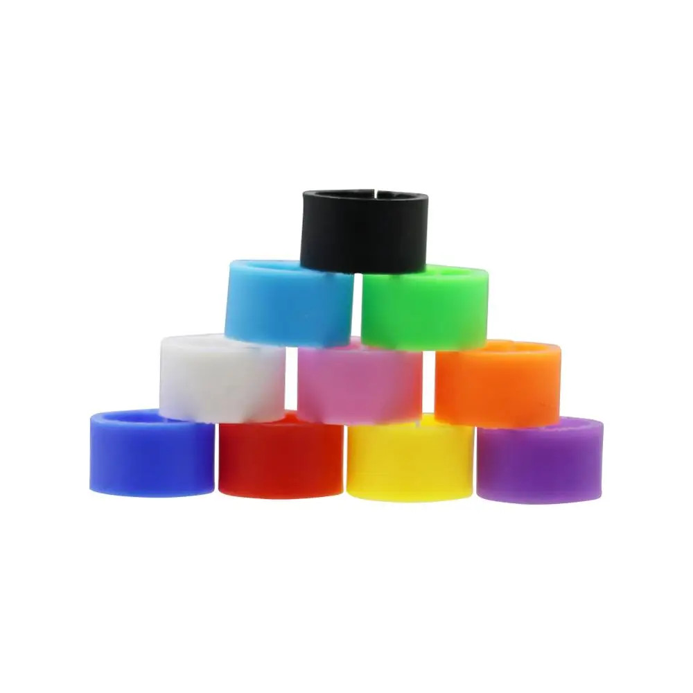 200 Pcs 8Mm Inner Diameter 7Mm Height Birds Foot Rings 10 Colors without Text Pa