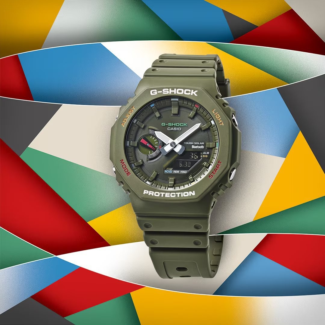 CASIO G-SHOCK GA-B2100FC-3A GREEN SOLAR BLUETOOTH A/D WATCH