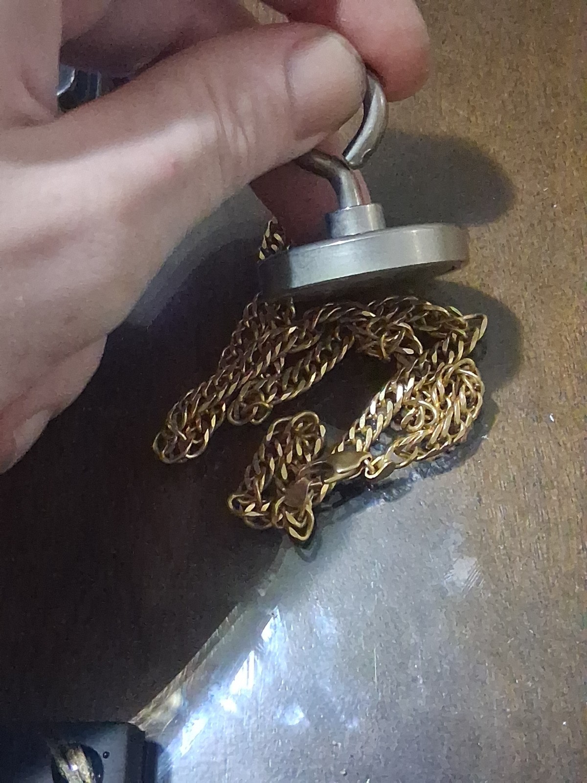 14k Italy Yellow Gold Double Cuban Curb Link Chain Necklace 18in 25.9Grams