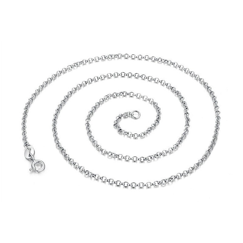 Sterling Silver Belcher Chain Necklace – 1.5mm – 16″ 18″ 20″ 22″ 24″ 26″ 30″