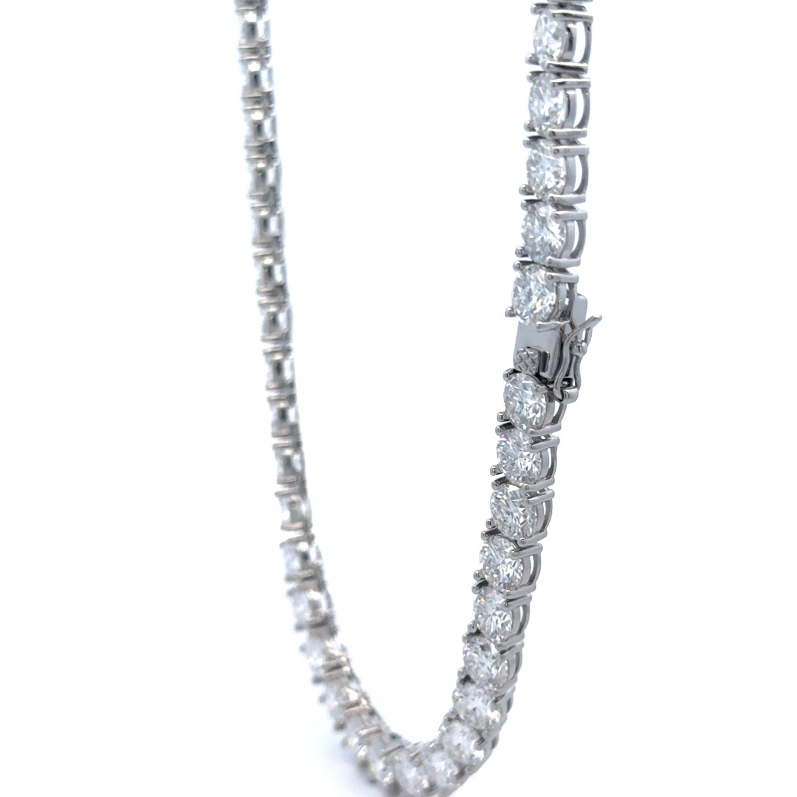 MOISSANITE 925 Sterling Silver Tennis 3mm 6.5″ Bracelate Passes Tester