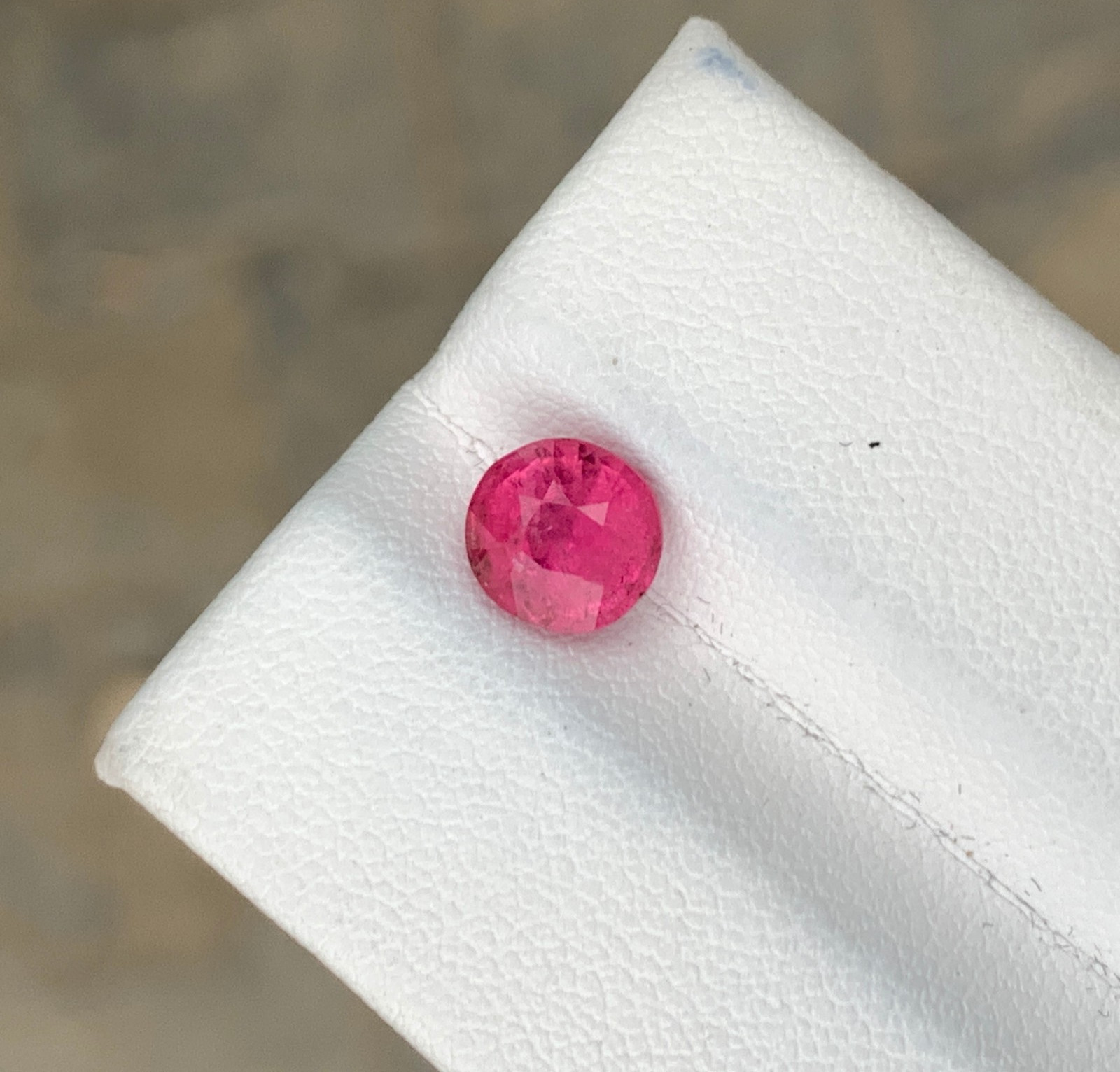 Pink Afghan Tourmaline 1.43ct Oval Cut Loose Gemstone Slightly Included 7 mm