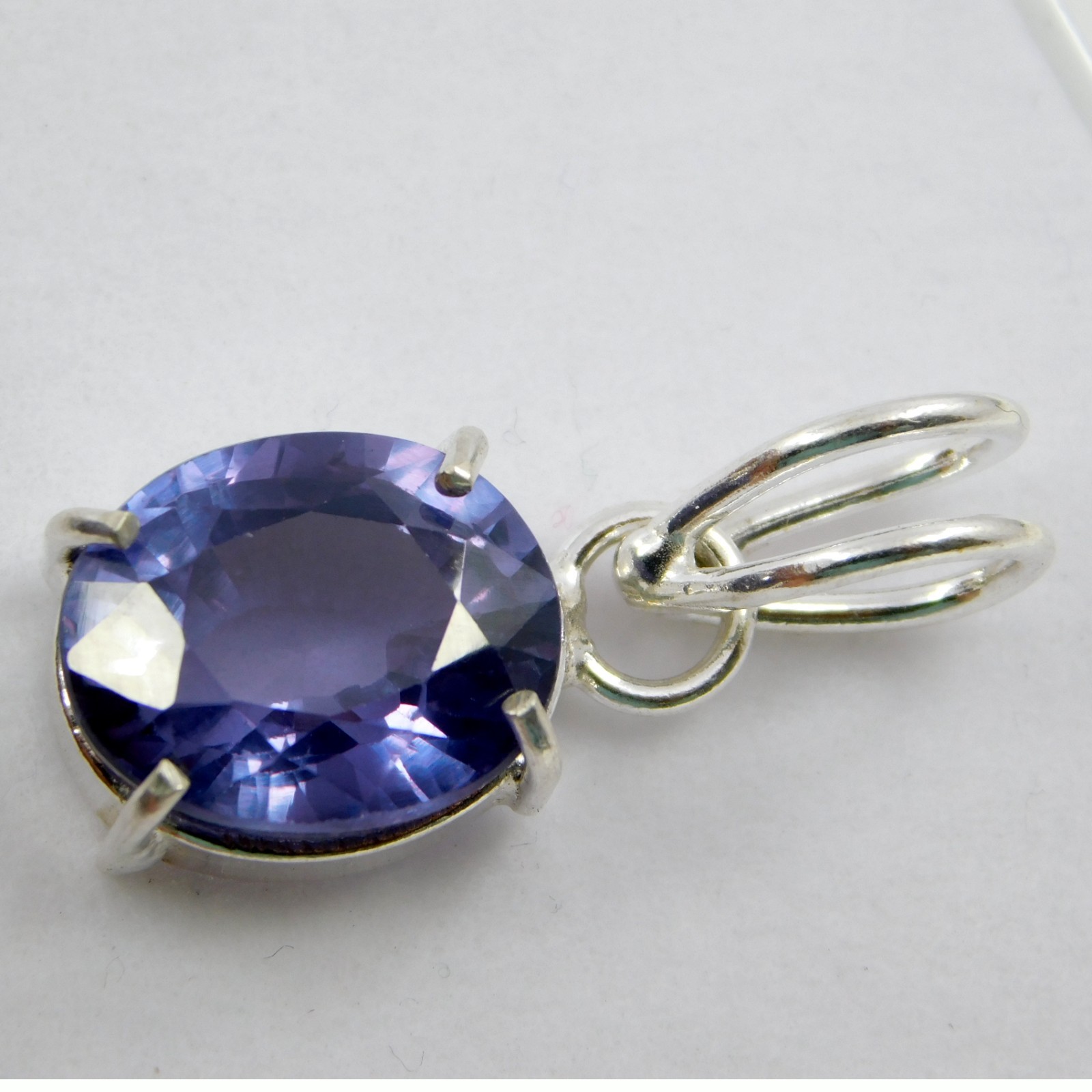 CERTIFIED 18.70 Ct Natural California Rare Blue Benitoite Pendant Gemstone✔
