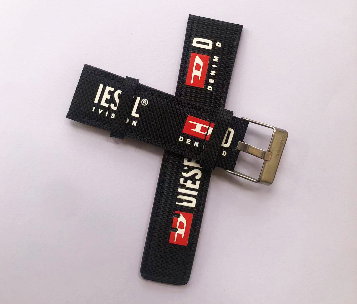 26mm Nylon Silicon Watch Band Strap for Diesel Mega Chief DZ4512 4541 4323 4535