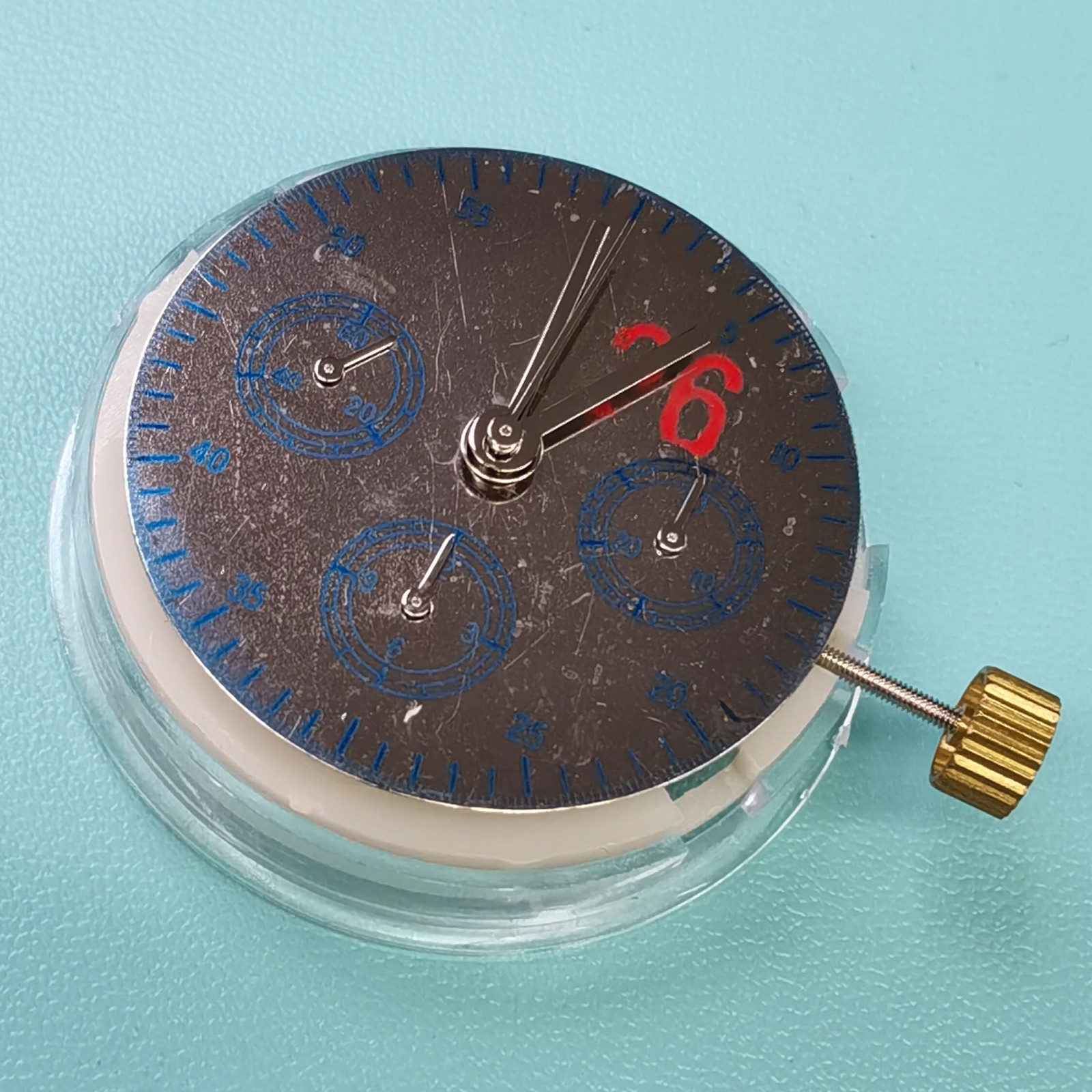 28,800bph 30mm Chronograph Automatic Mechanical Watch Movement for ETA 7753 7750