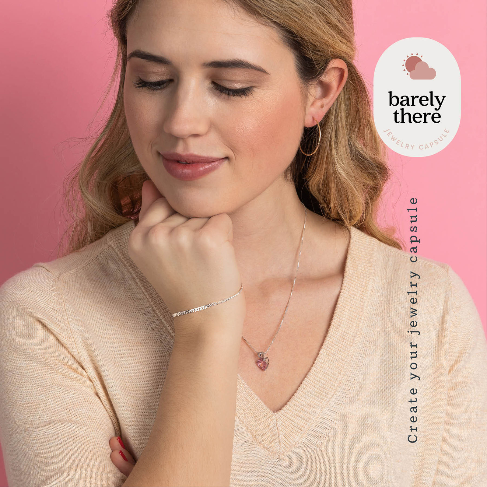 Rose Gold over Sterling Silver 1.8mm Curb Chain Necklace In 14 – 36 Inches