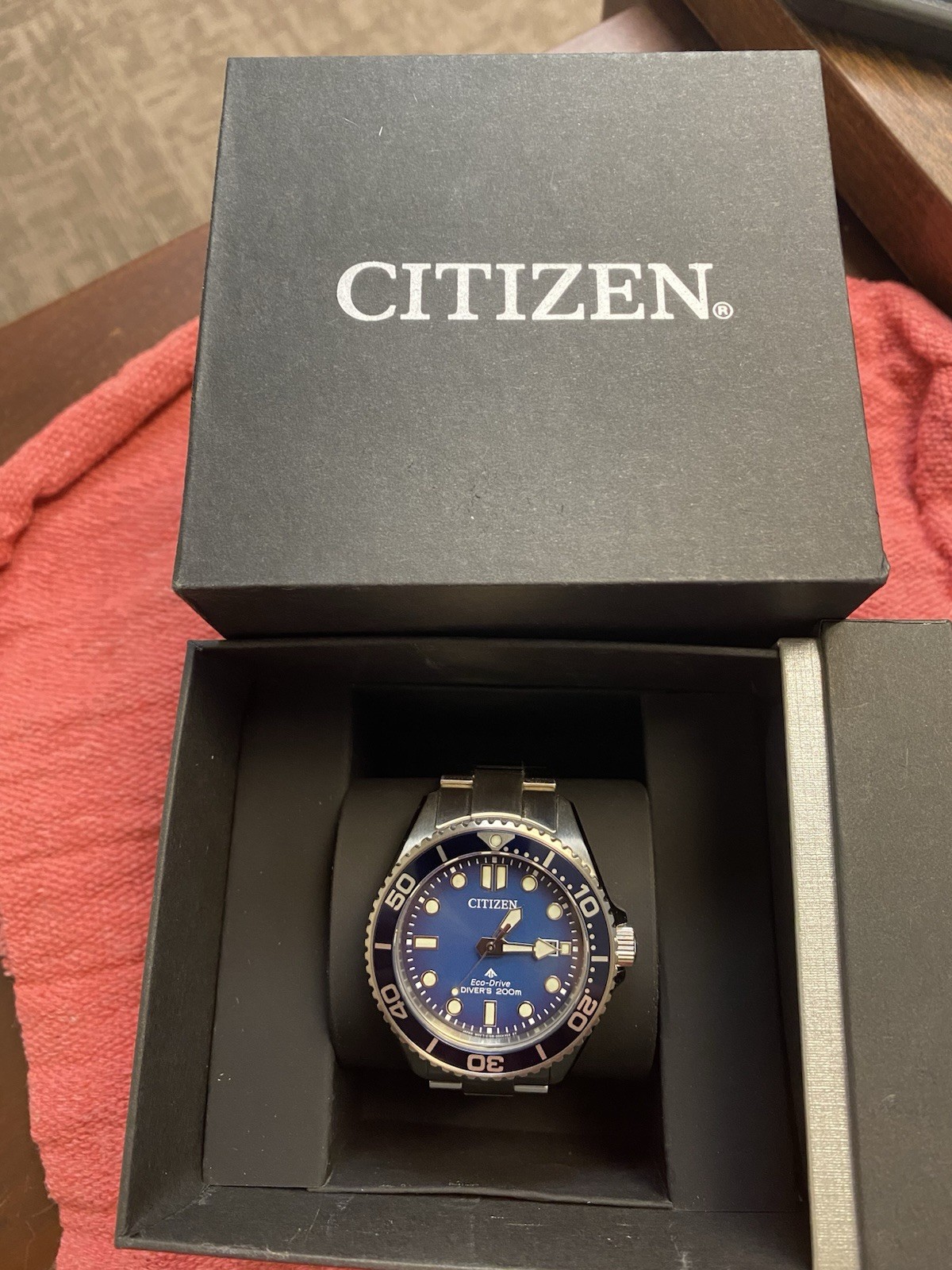 Citizen Promaster Dive Eco-Drive Blue Dial Mens Watch BN0260-54L