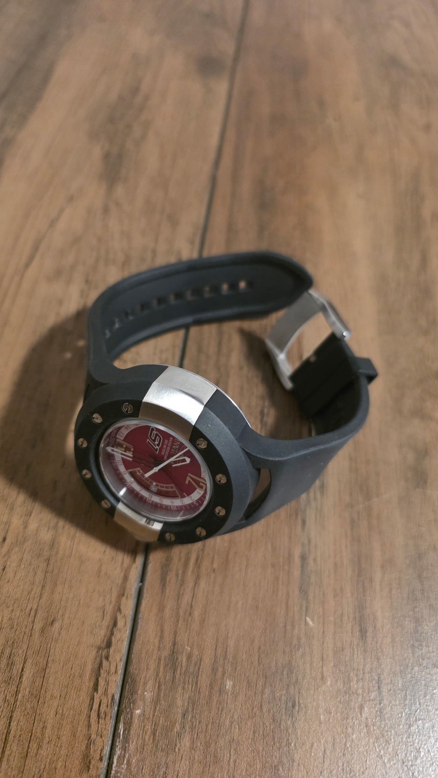 Invicta S1 Rally Men’s Quartz GMT Sport Watch 100m Red Dial Black Strap