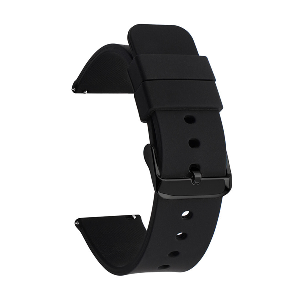Rubber Silicone Waterproof Watch Band Strap Quick Release 14/16/18/20/22/24mm