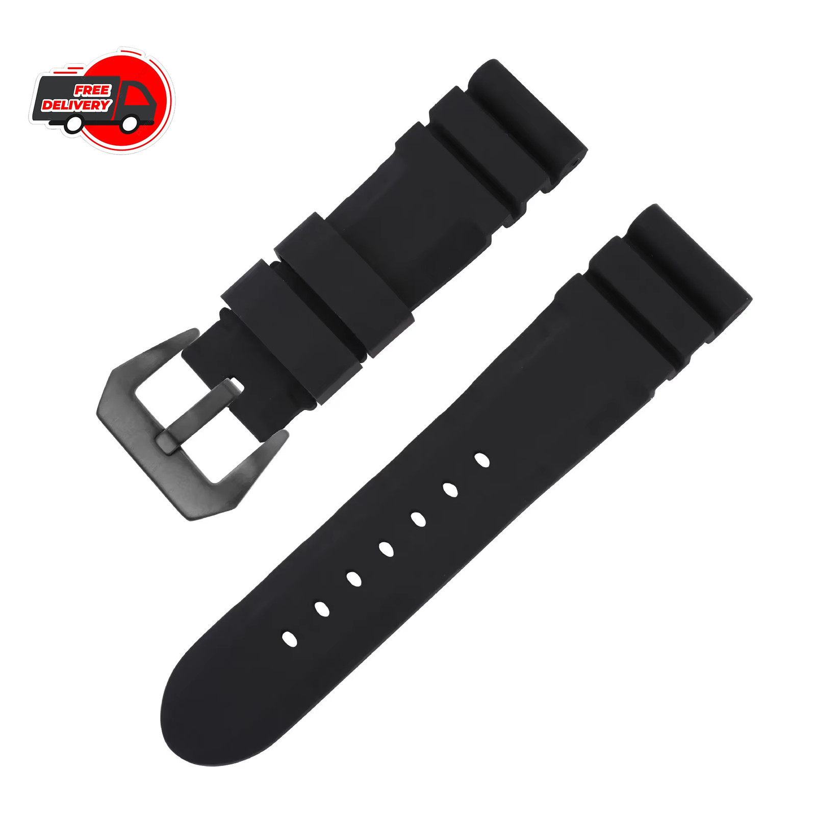 22mm 24mm 26mm Silicone Strap for Panerai Rubber Waterproof Band for SUBMERSIBLE