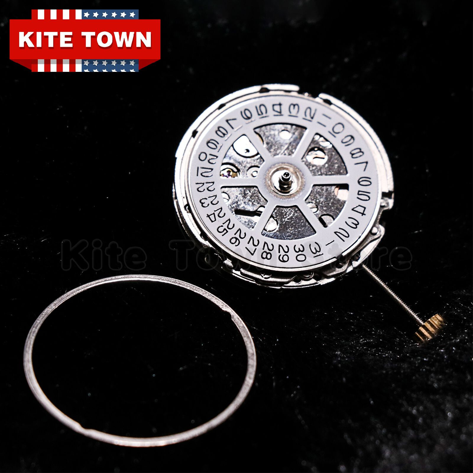 New Silver Automatic Date Movement For DG2813 Asian 2813