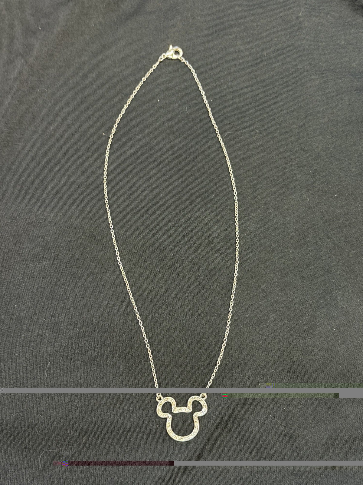 Disney Mickey Mouse Silver Necklace