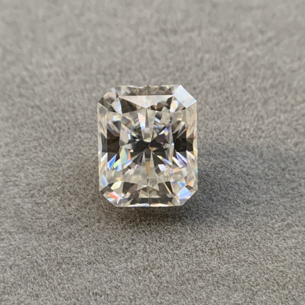 2x3mm-10x14mm D color Radiant 1PCS White Fancy Color Loose Moissanite Stone