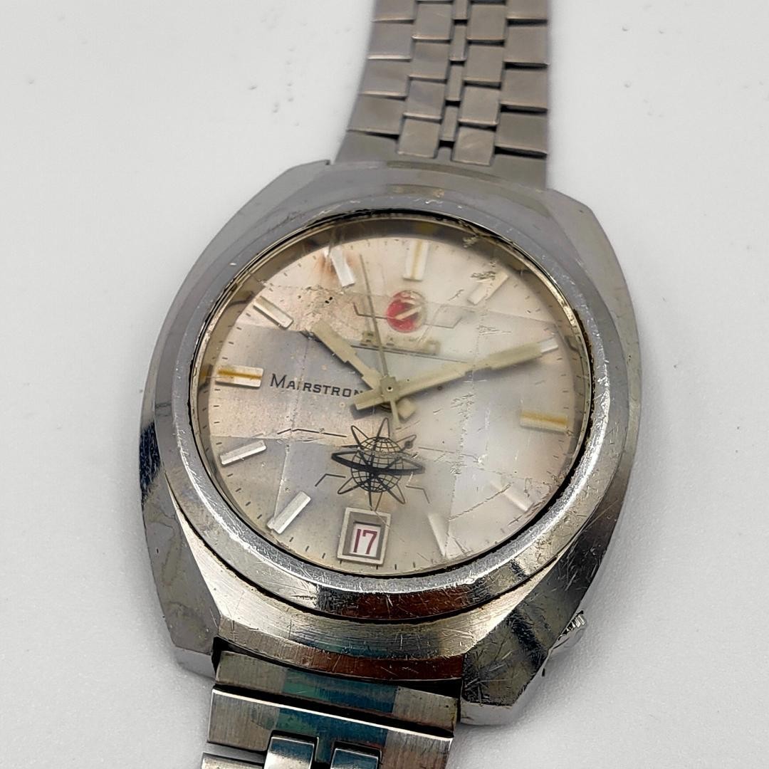 NEEDS SERVICE RADO Marstron with Cut Glass Vintage Automatic Watch | Swiss Made