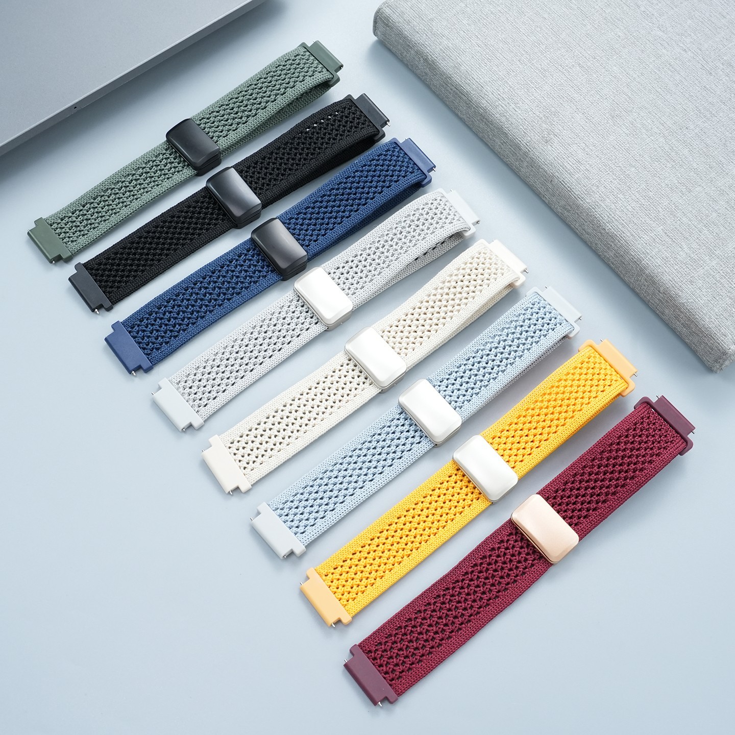 For Casio AE1200 AE1300 AE-1200WH Sports Nylon WatchStrap Convex 18mm Breathable