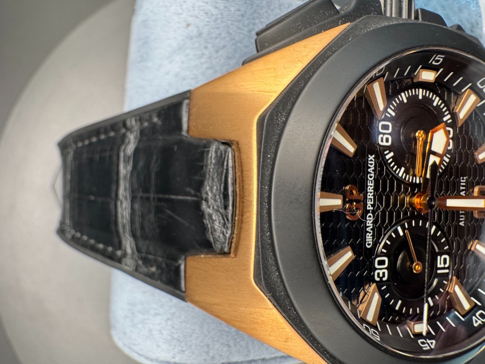 Girard-Perregaux Chrono Hawk Ceramic and Rose Gold