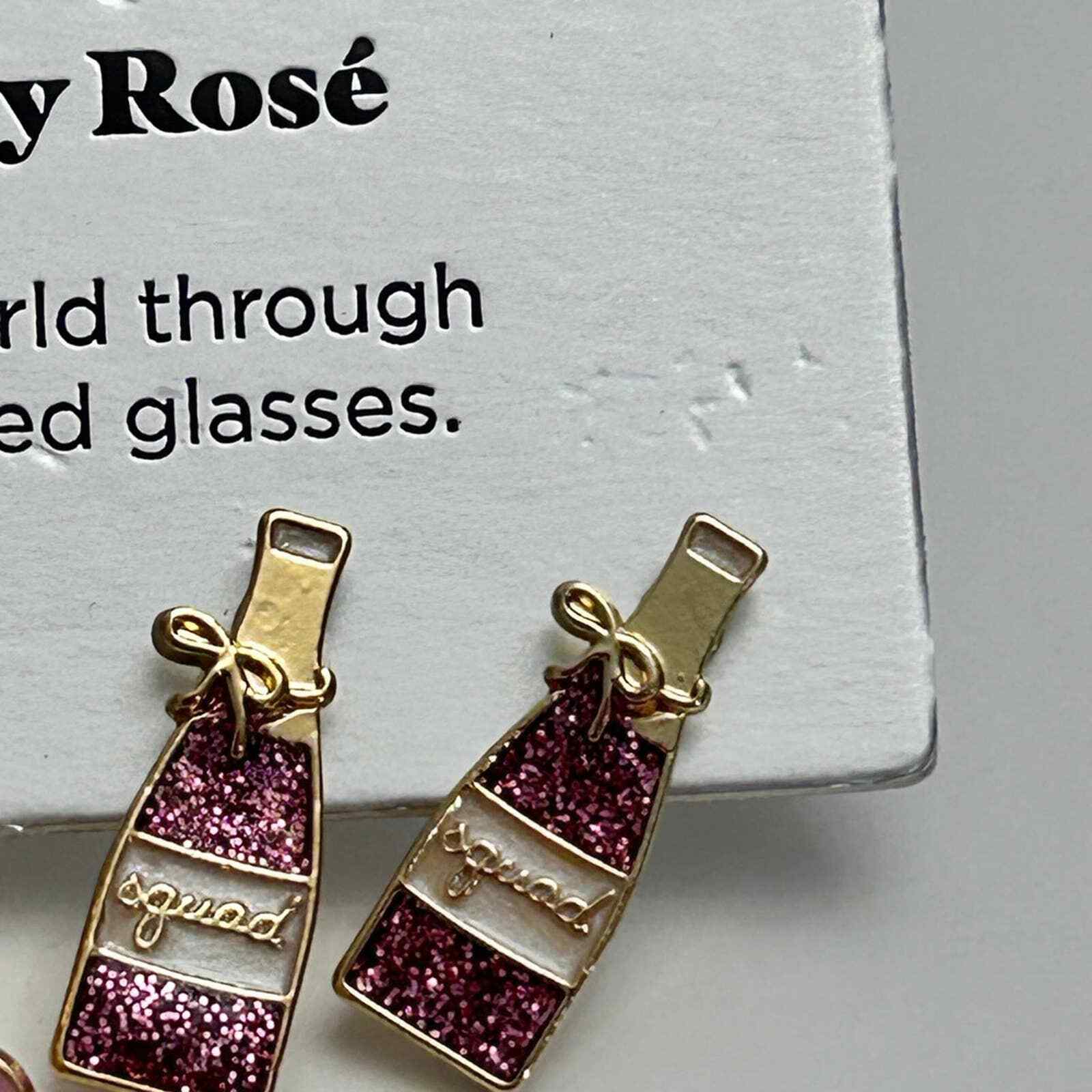 SUGARFIX by BaubleBar ‘Yes Way Rose’ Earring Set Pink/Purple