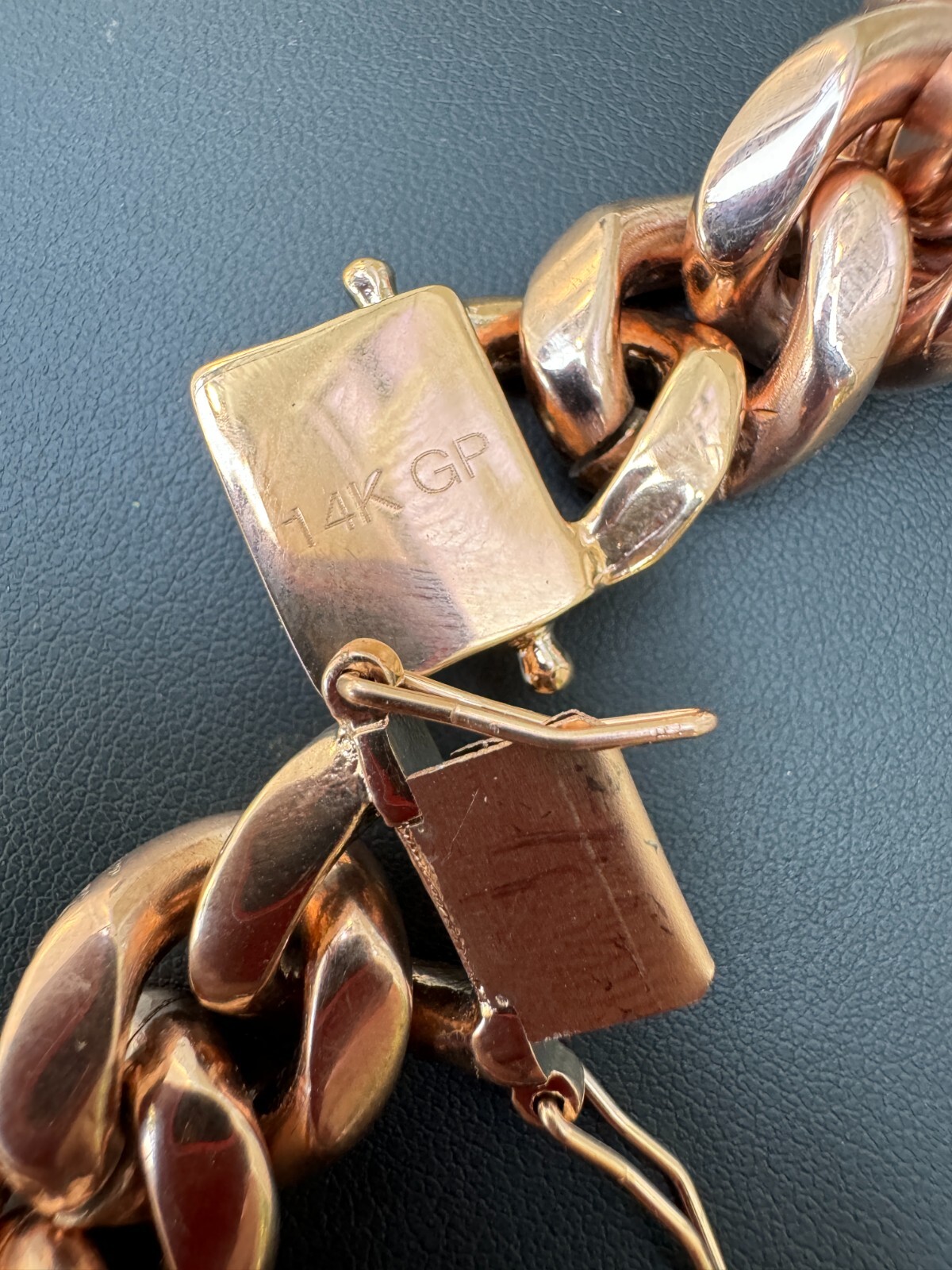 Miami Cuban Link Bracelet Rose Gold Plated Stainless Steel 4-18mm