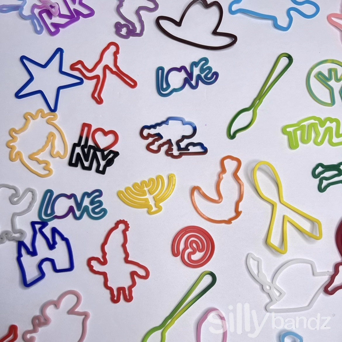 100 Sillybandz Bracelets Lot Party Pack Official & Original Nostalgia NEW
