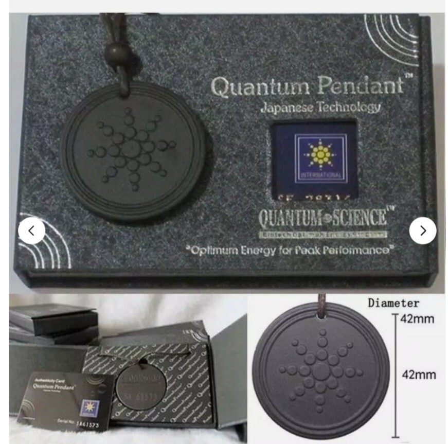 Energy Quantum Powerful Scalar Bio Pendant Necklace for Women Men Unisex – 2PCS