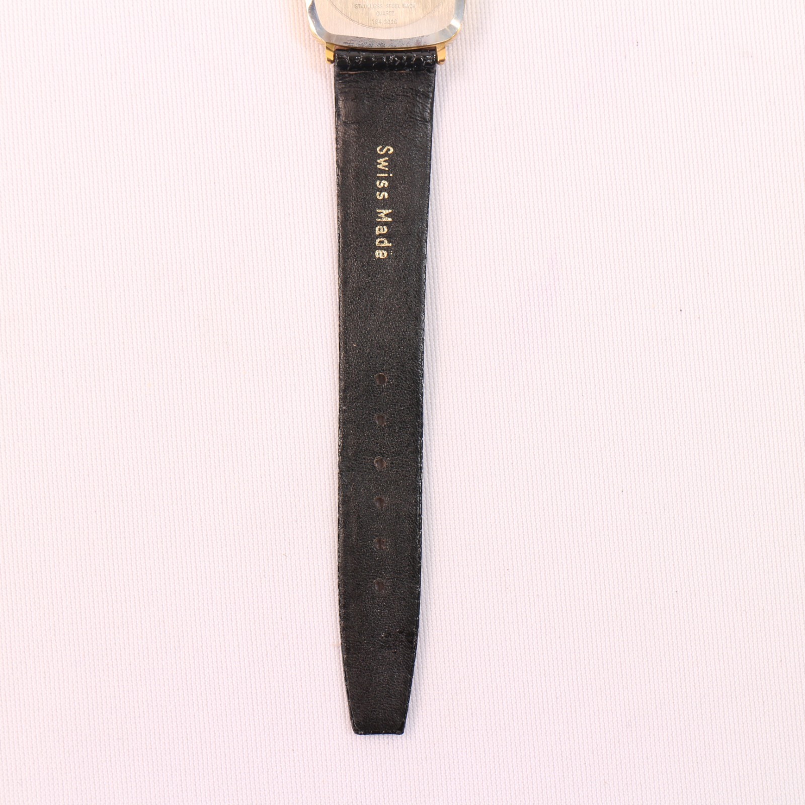 Vintage 1980s VALENTINO Roberto New Old Stock Tank Gold Plated Quartz 25mm Watch