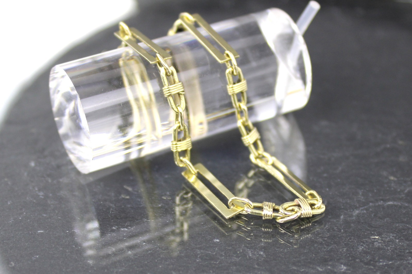 Gold bracelet, bracelet, 585 yellow gold, 14 carats