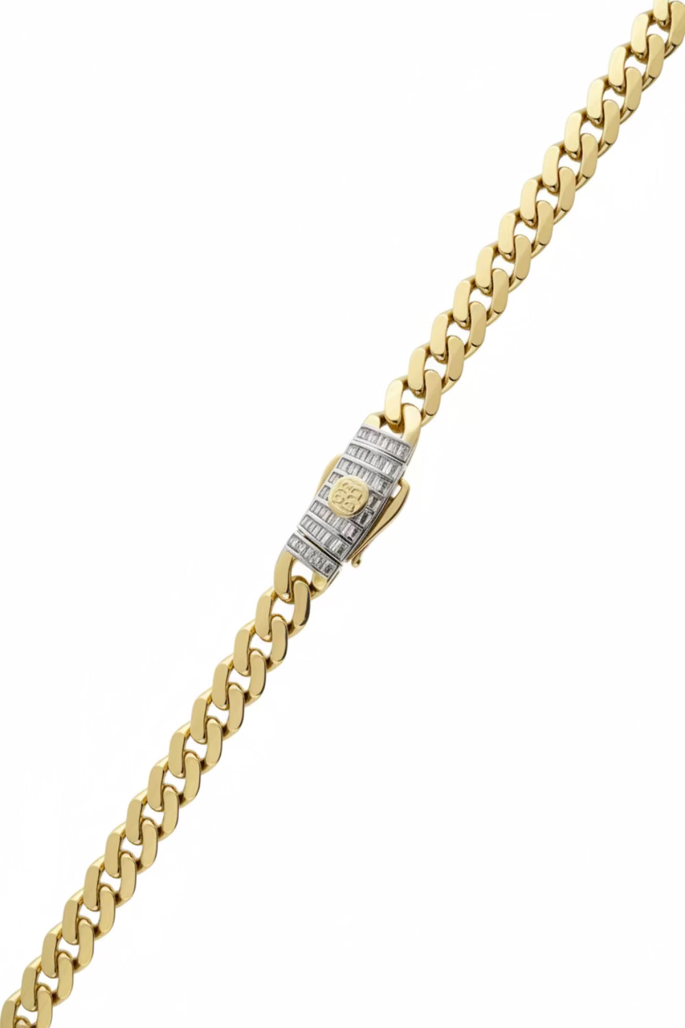10K Yellow Gold Monaco/Italo Chain 22” – 6mm Classic Twisted Necklace Jewelry