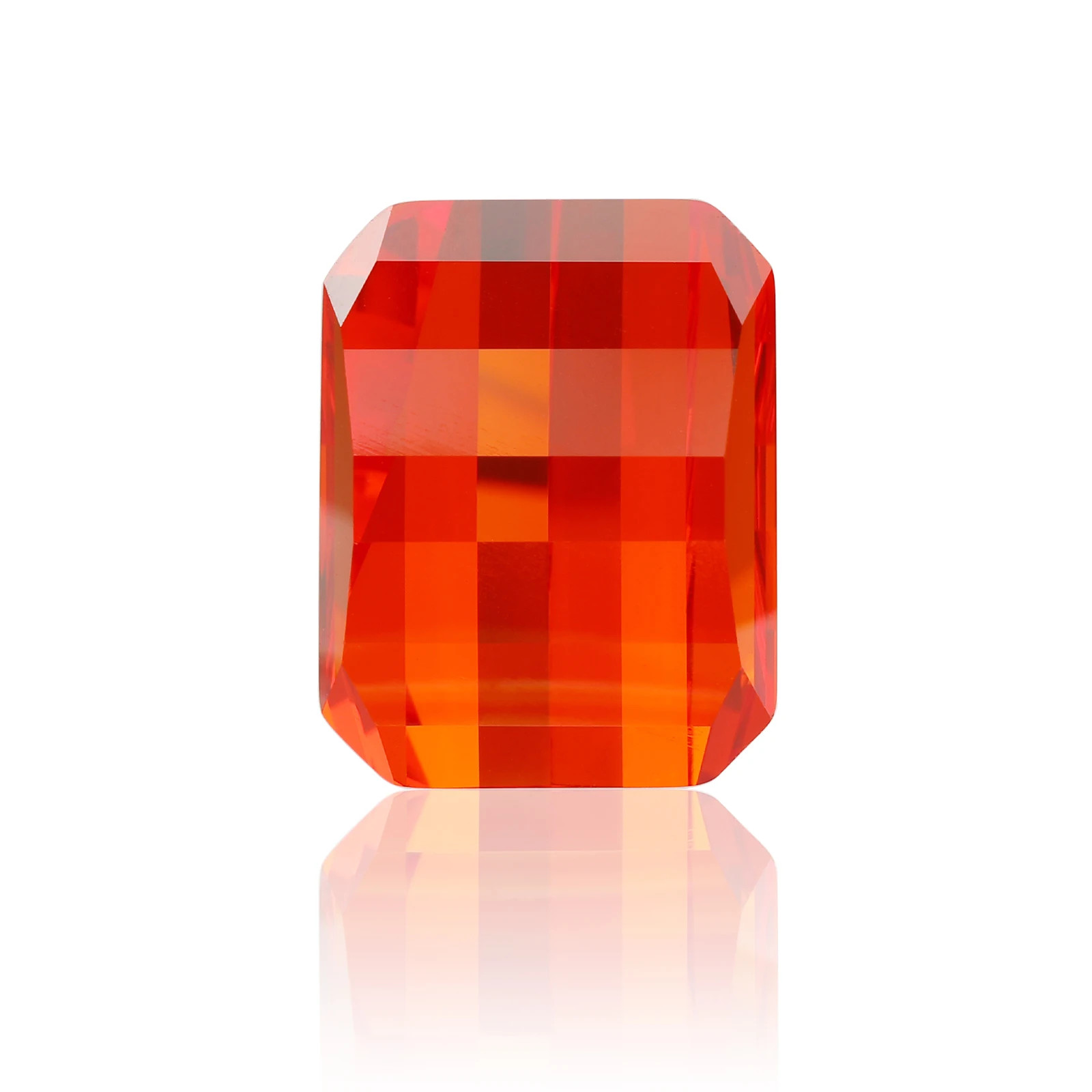 Rare 5A Cubic Zirconia Stone 0.5-4ct Emerald Square Pixel Cut for Jewelry Making