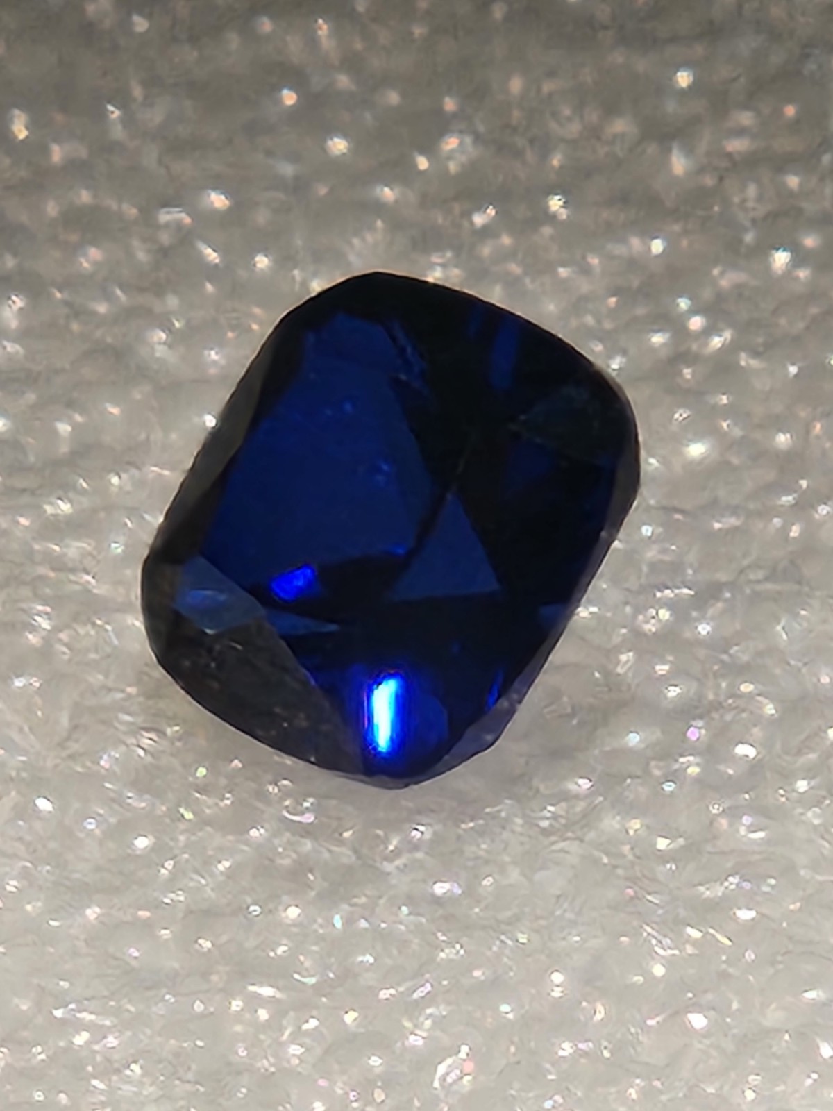 2.5CT 8mm Blue Sapphire Cushion Cut [Lab Created] $1099 MSRP