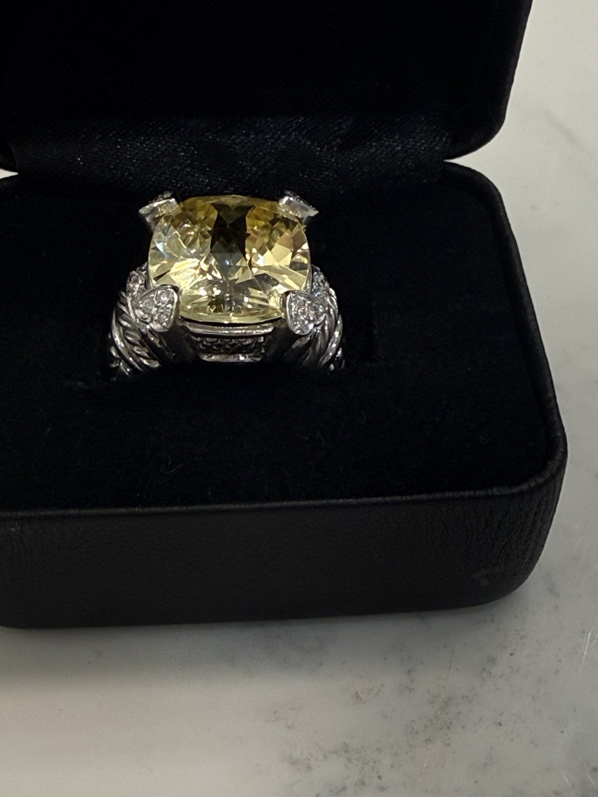 Yellow Gemstone Ring