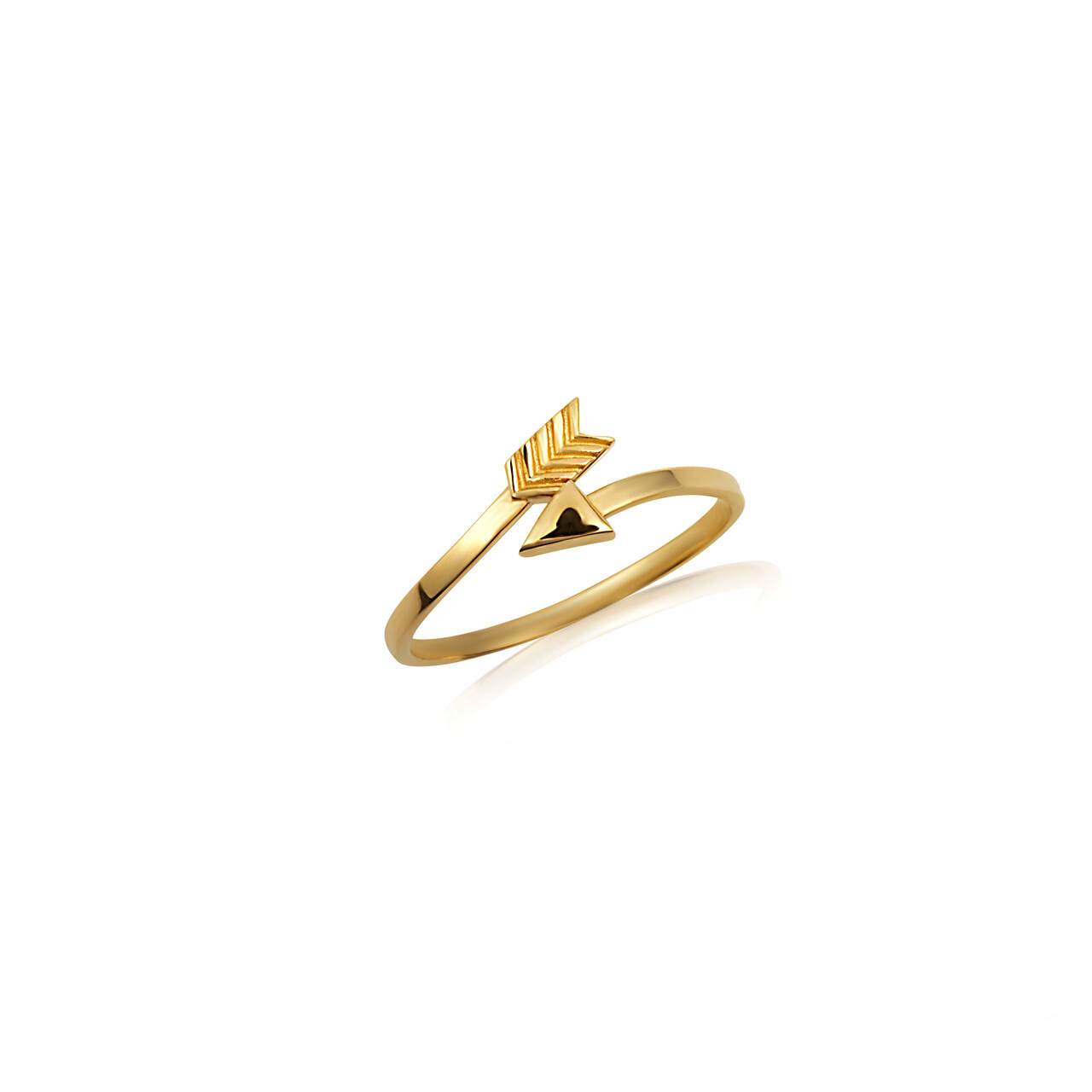Gold Arrow Head Toe Ring (Available in Yellow/Rose/White Gold)