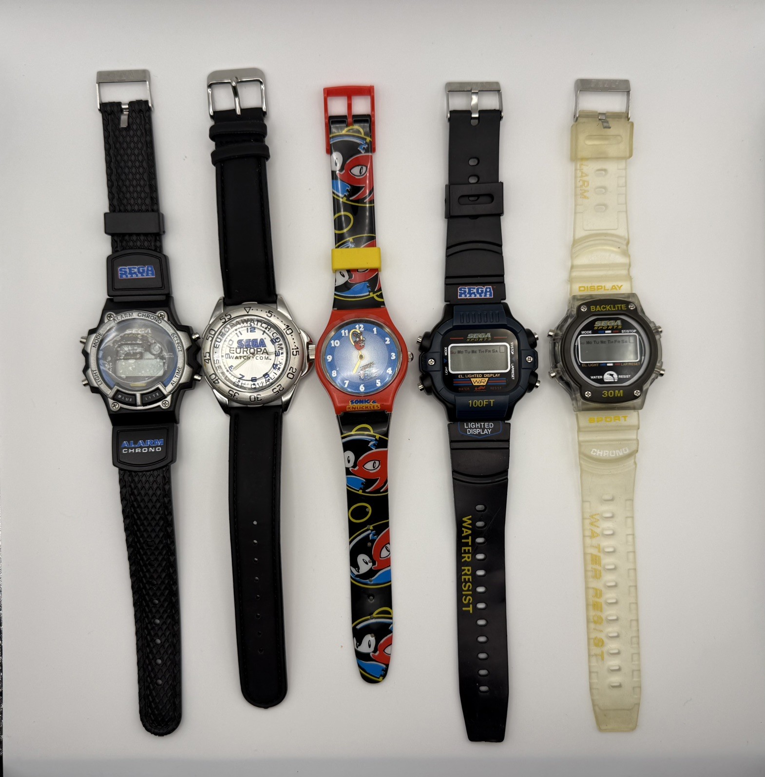 Sega Watches Lot of 5 – Vintage Untested