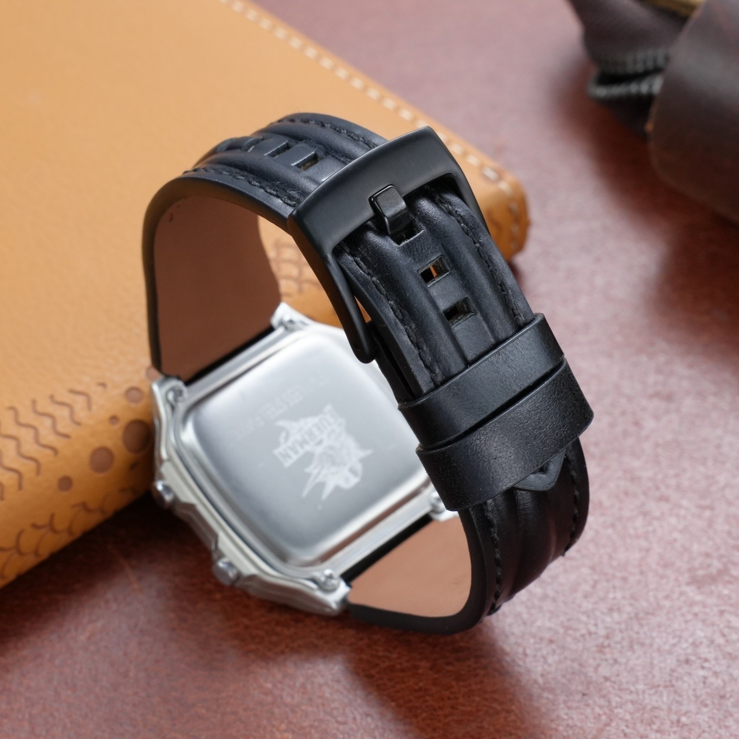 For Casio 3299 AE-1200WH AE1300 1200 WS1600 Retro Cowhide Leather Watch Strap