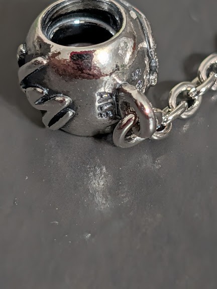 New Authentic Pandora Family Forever Safety Dangle Chain Charm 925 Sterling
