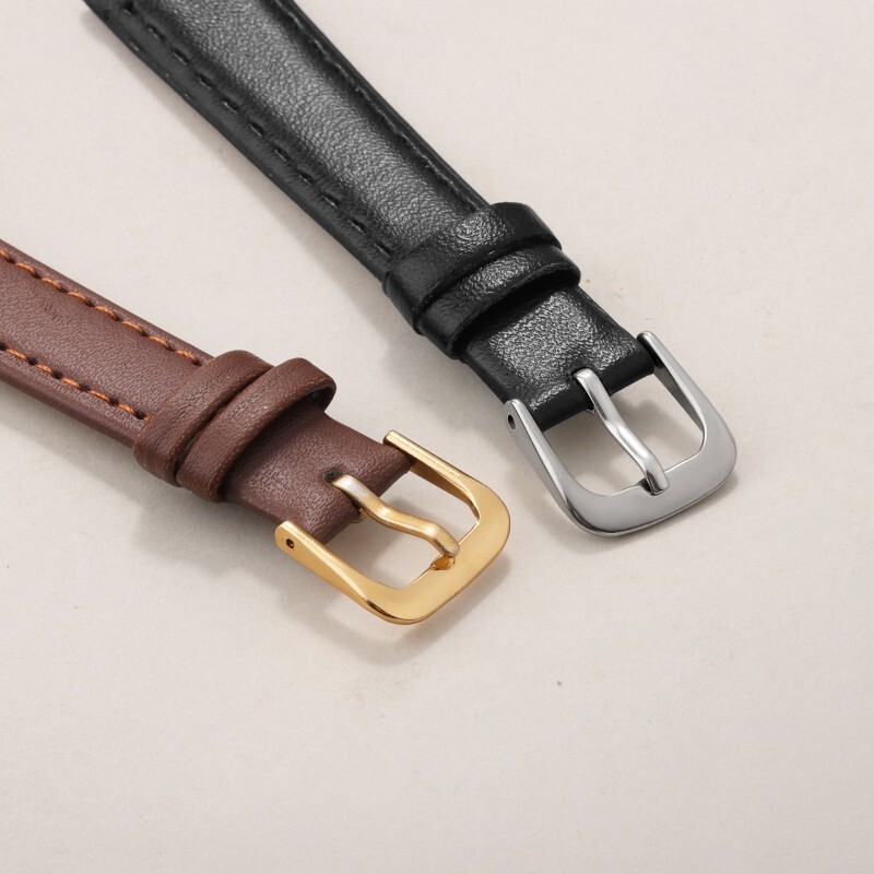 Pin Buckle Leather Watch Band PU Leather Wristband 8/1012/14/16/18/20/22/24mm