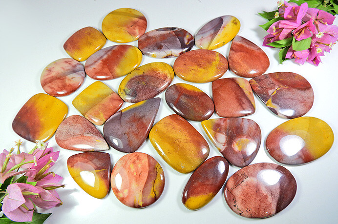 AA++ Natural Purple Mookite Mix Cabochon Loose Gemstone Wholesale Lot 15-35 MM