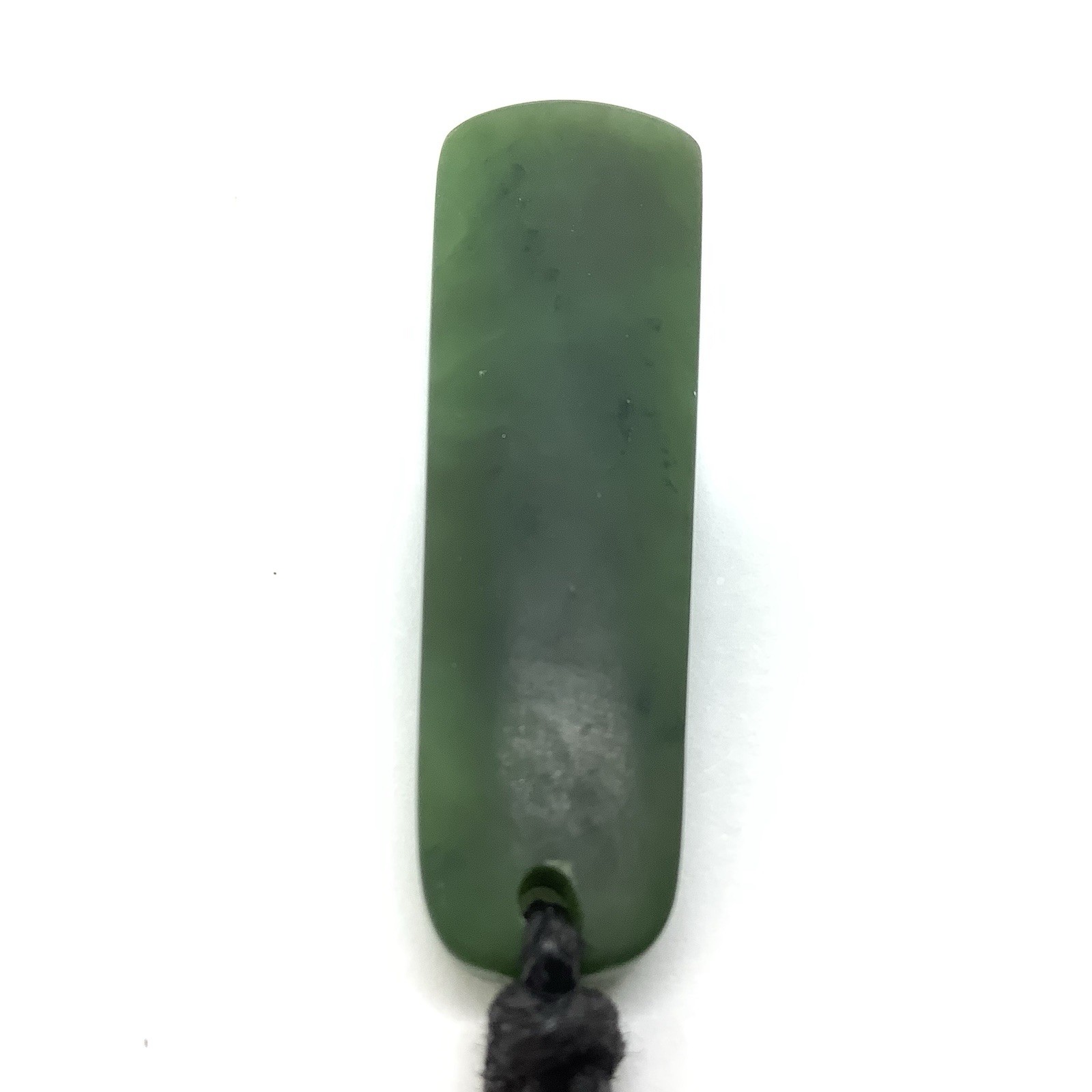 Canadian Jade Pendant Simple Green Nephrite Jade Stone Necklace BC Canada