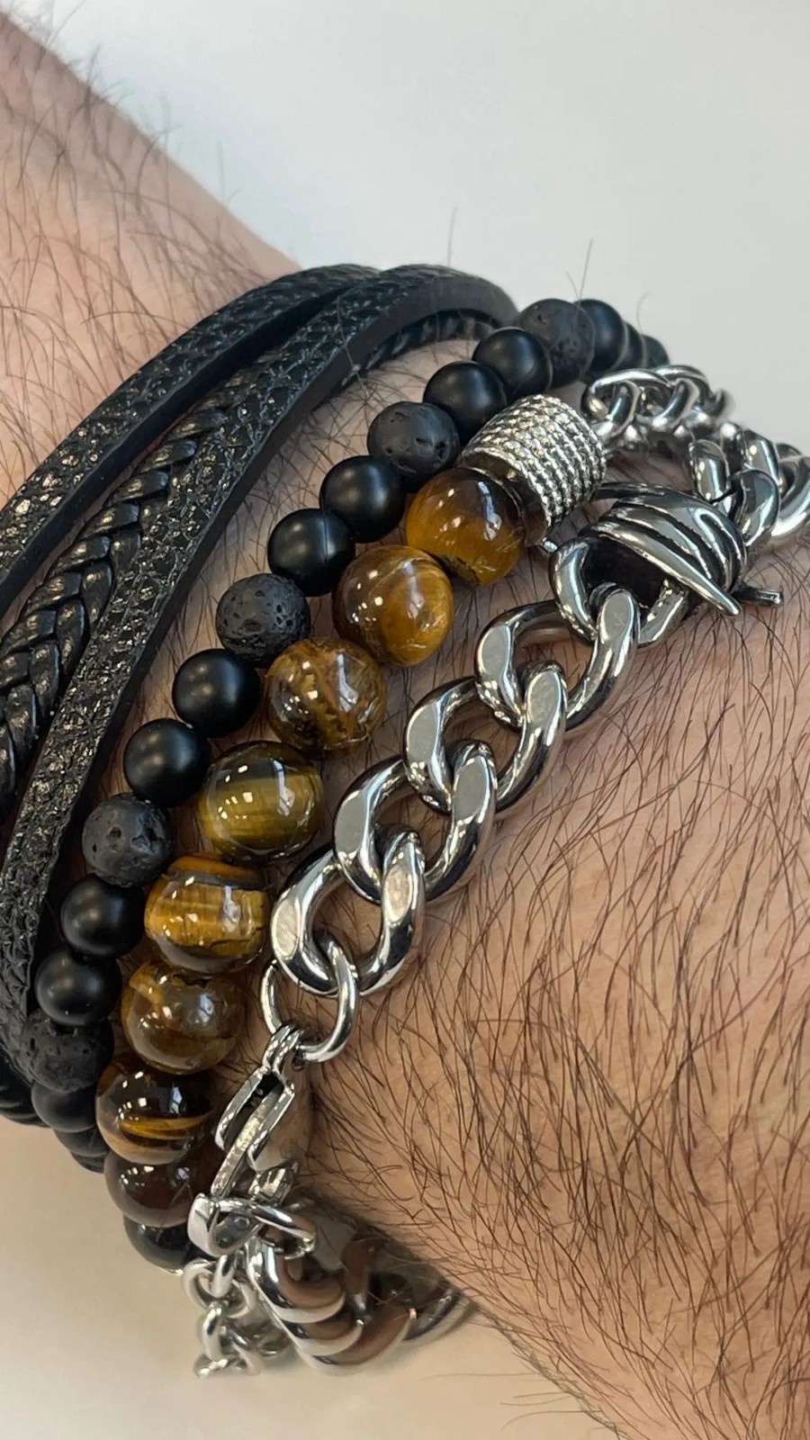 Barbed Wire Cuban Link Chain Bracelet Adjustable Stainless Steel Punk Emo 2026.