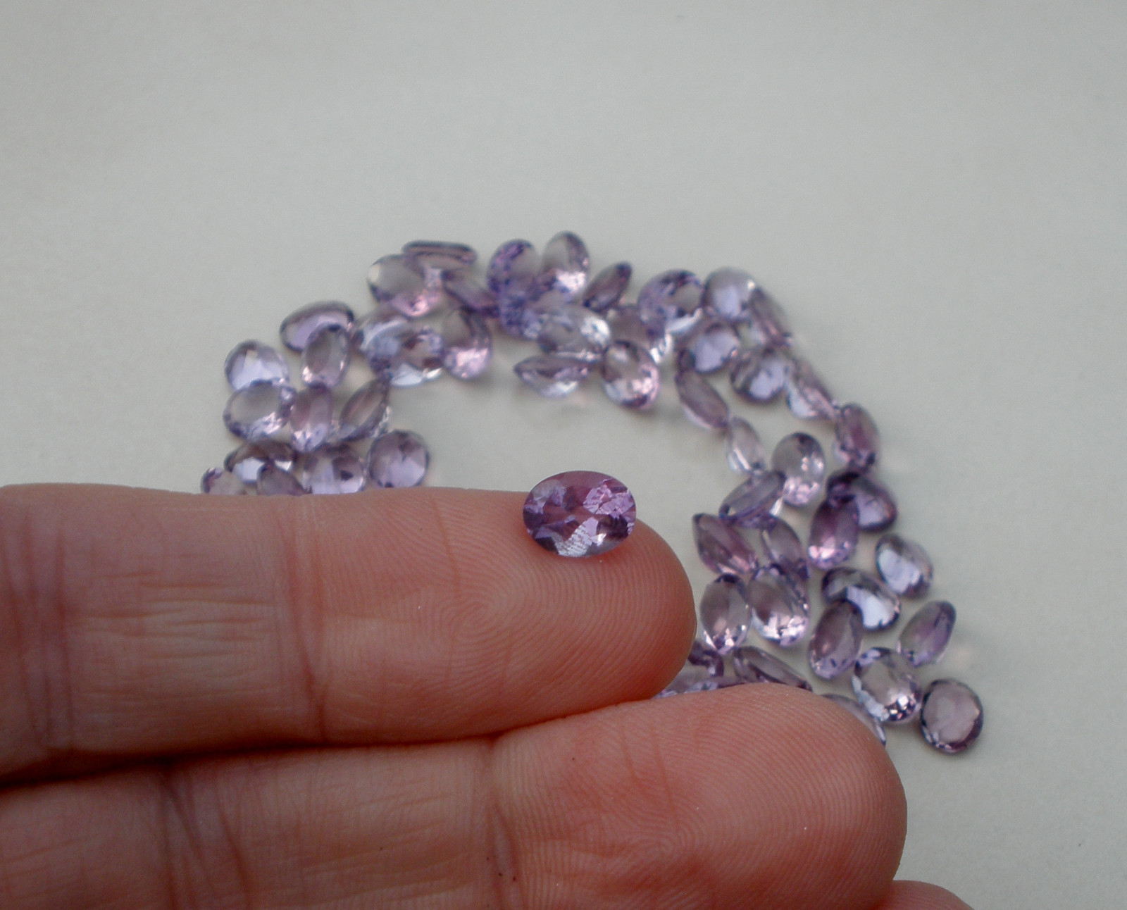 Amethyst Oval Loose Faceted Natural Gem 8x6mm