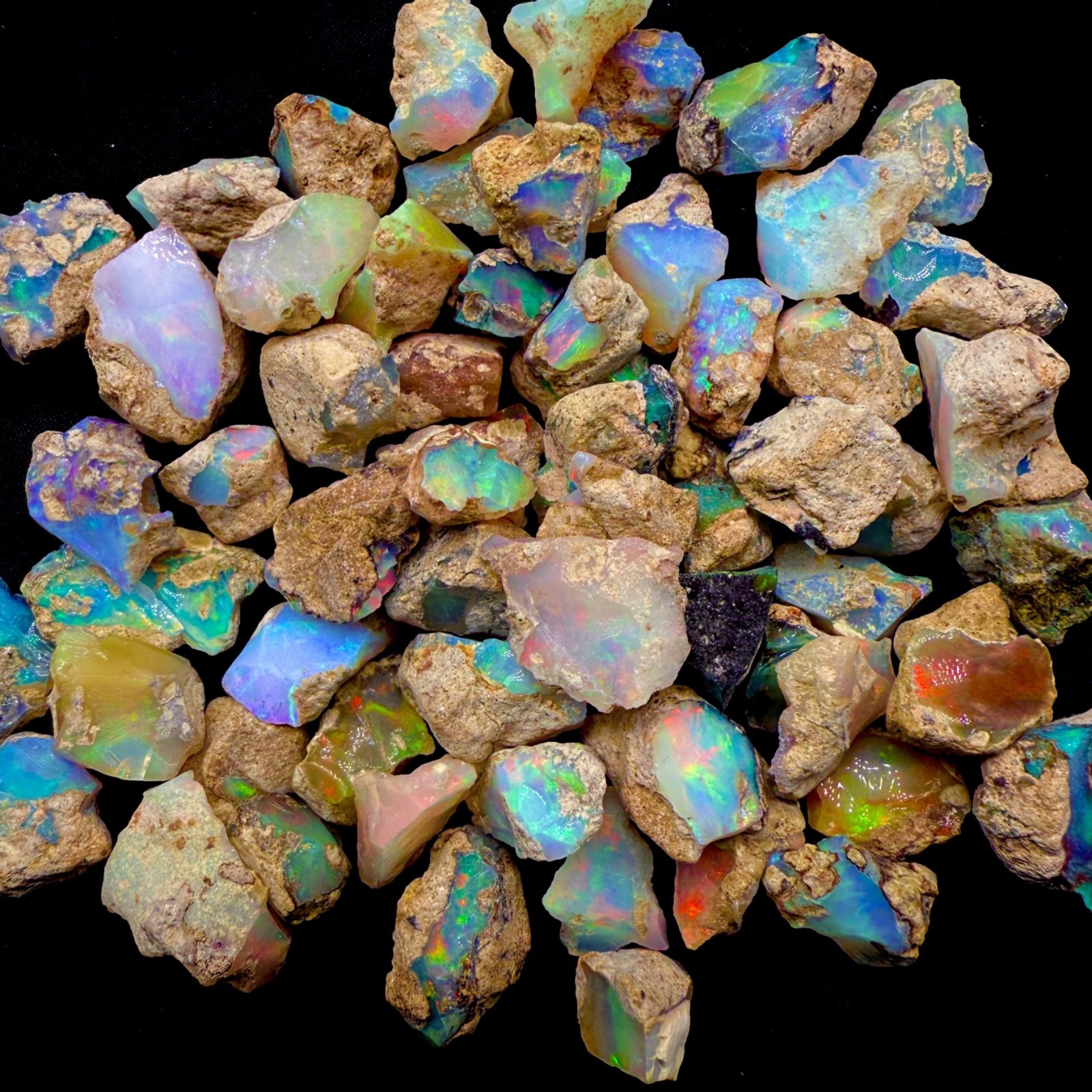 Opal Rough Lot 20 Pieces AAA cut grade rough Natural Ethiopian Welo Dry Opal Raw
