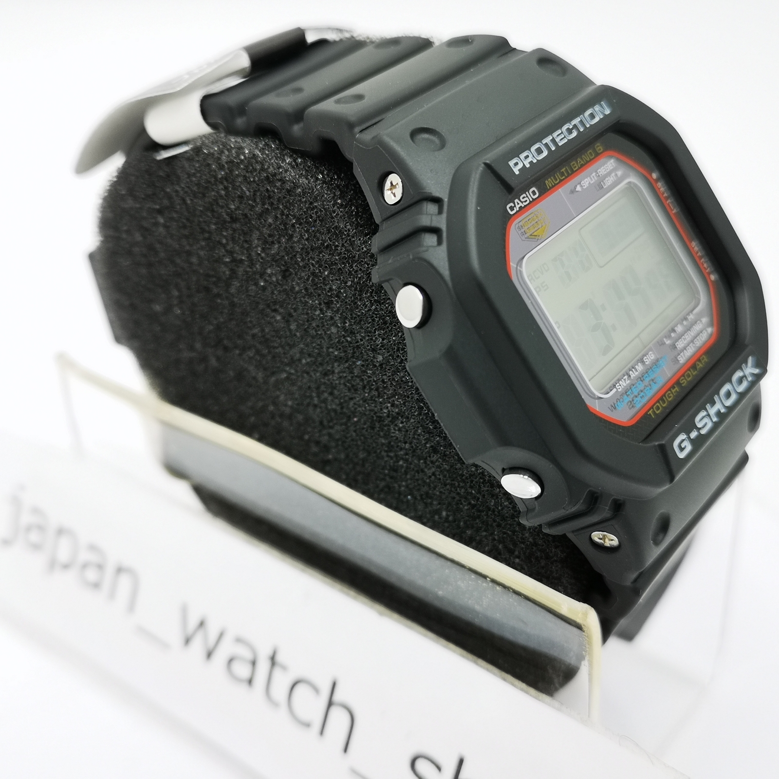 CASIO G-SHOCK GW-M5610U-1JF Black Red Waterproof Solar Men’s Watch New in Box