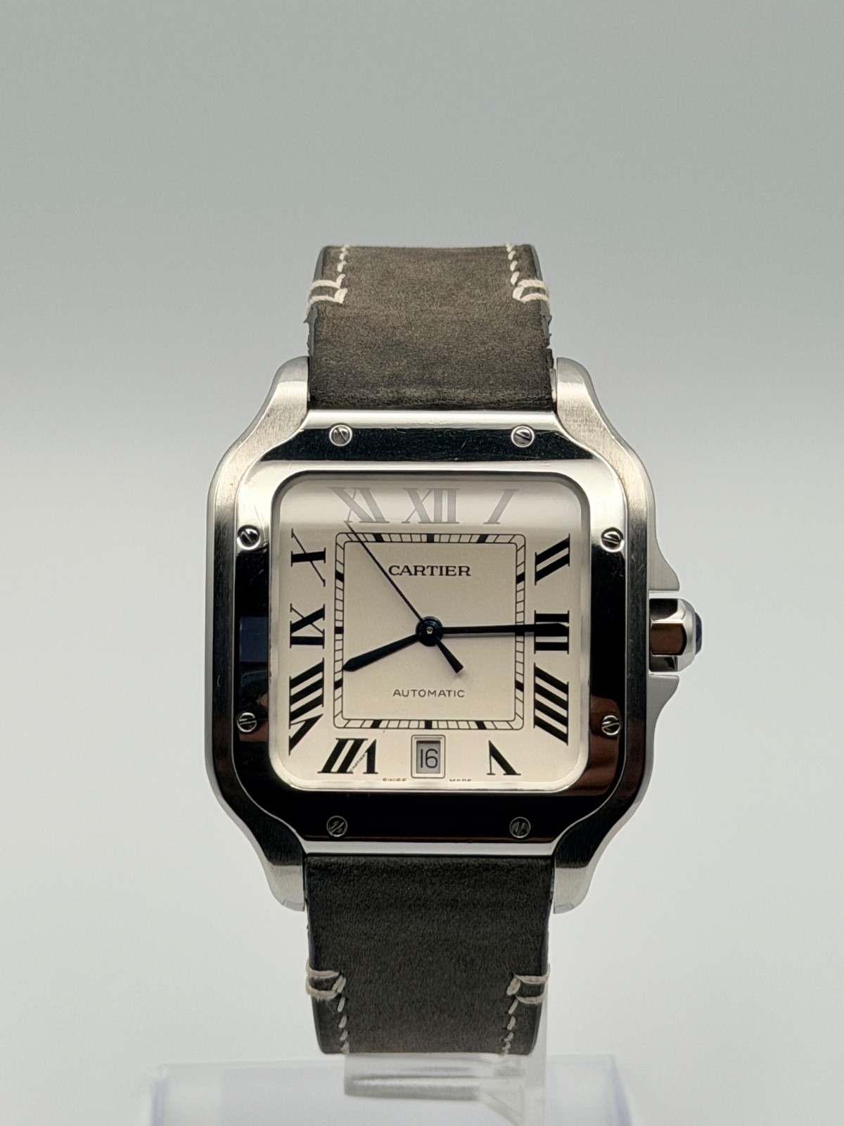 Santos de Cartier Large WSSA0018 | Full Set | 2 Extra Straps | Very Good