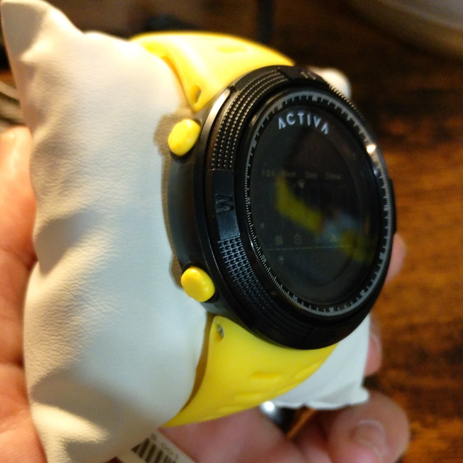 Activa Summit Invicta Sport Digital Quartz Yellow Rubber Strap 50mm Watch w/ Box
