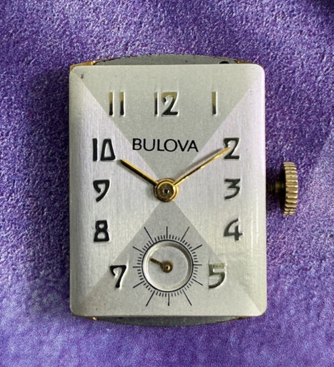 Vintage Bulova 1953 X Dial Fancy Case 21 Jewels Restored One Year Warranty