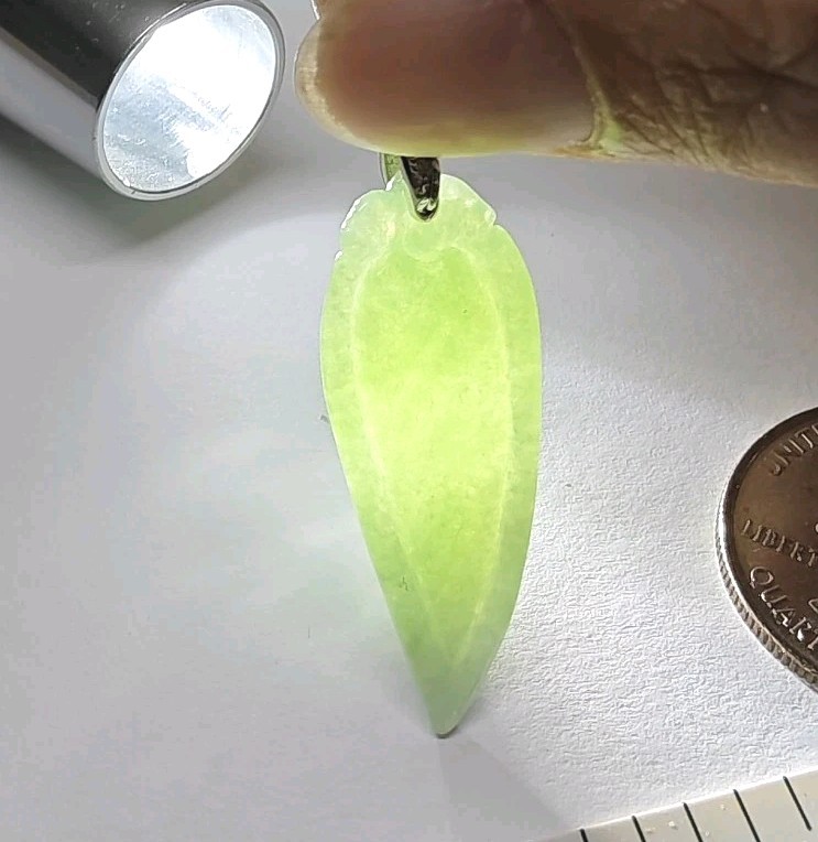 Certified Blue Green Jade Pendant Natural Icy jadeite Monkey Fu Melon 浅绿蓝水翡翠A货福瓜