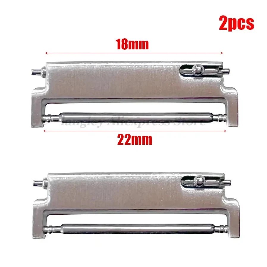 1 Pair Watch Strap Adapter 18mm To 20mm 22mm,20mm To 18/20/22mm,22mm To 22mm Top
