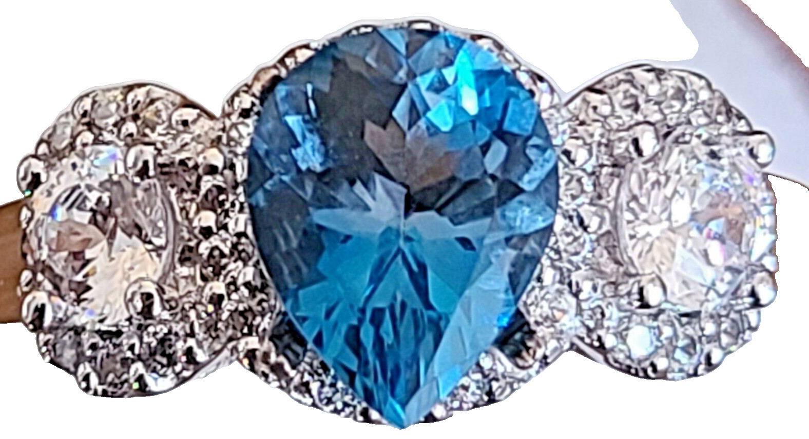 Blue Topaz 2.00 Ct. London Blue Topaz Gemstone Pear Shape 9 X 7 mm Loose Stone