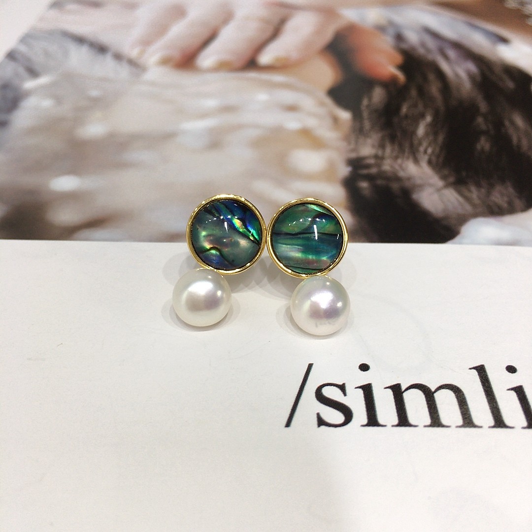 Pearl earrings , Silver Earrings , handmade earrings for women, AAAAA quality